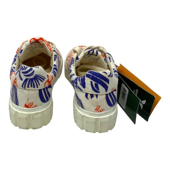 Farm Rio Graphic Lace Up Low Top Platform Sneakers Size 7.5 NWT $220 MSRP - Picture 4 of 10